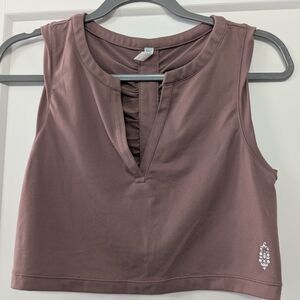 Free People Crop Muscle Tee